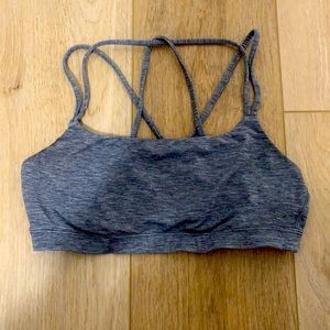 Gray Gap sports bra
